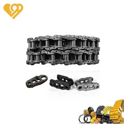 คุณภาพ Komatsu PC200-7 Track Chain Link Assembly 40Mn2 โลหะผสมเหล็กที่มี HRC 52-58 ความแข็งและระยะพิทช์ 190 มม. โรงงาน